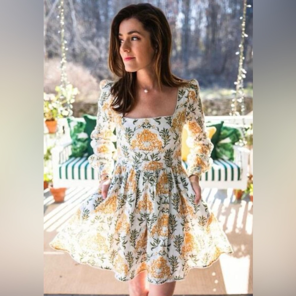 NWOT Agua by Agua Bendita Curuba Floral Mini Dress